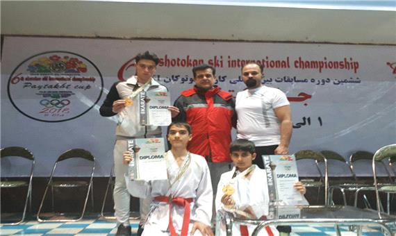 درخشش کاراته کاران استان در مسابقات بین المللی جام پایتخت