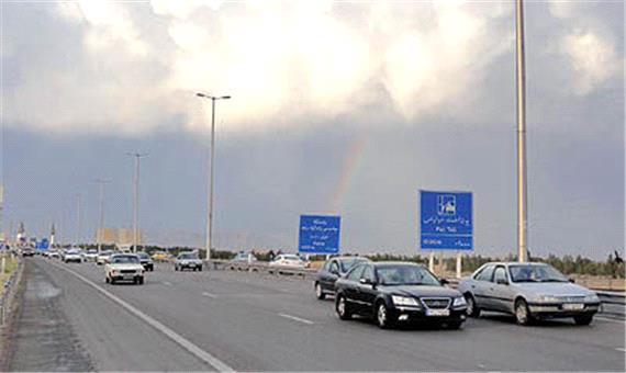 اعمال محدودیت ترافیکی در آزادراه قم - تهران