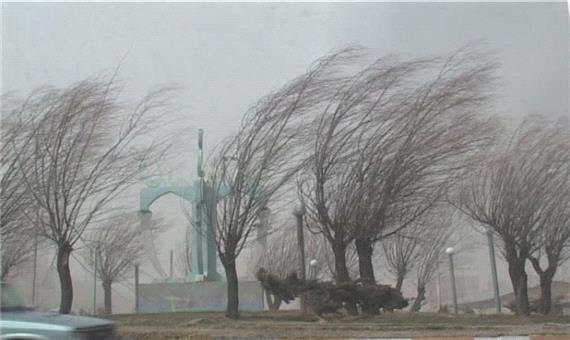 وزش باد در سه روز ابتدایی هفته در استان